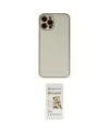 ieg™ iPhone 12 Pro Max Kılıf Yadigar Klasik - Siyah Mat Seramik Nano Ekran Koruyucu