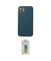 ieg™ iPhone 12 Pro Max Kılıf Yadigar Klasik - Siyah Polymer Nano Ekran Koruyucu