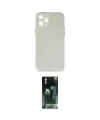 ieg™ iPhone 12 Pro Max Kılıf Yadigar Yansıma Serisi - Siyah 360 Mat Full Body Arka Koruyucu