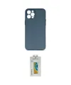 ieg™ iPhone 12 Pro Max Kılıf Yadigar Yansıma Serisi - Siyah Polymer Nano Ekran Koruyucu
