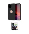 ieg™ iPhone 12 Pro Max Kılıf Yankı Form Prime - Şeffaf Temperli Cam Ekran Koruyucu