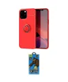 ieg™ iPhone 12 Pro Max Kılıf Yankı Form Prime - Siyah 18D Cam Ekran Koruyucu