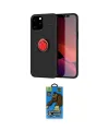ieg™ iPhone 12 Pro Max Kılıf Yankı Form Prime - Siyah 18D Cam Ekran Koruyucu