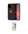 ieg™ iPhone 12 Pro Max Kılıf Yankı Form Prime - Siyah 20D Premium Cam Ekran Koruyucu