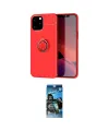 ieg™ iPhone 12 Pro Max Kılıf Yankı Form Prime - Siyah 34D Izgaralı Cam