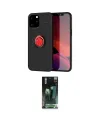 ieg™ iPhone 12 Pro Max Kılıf Yankı Form Prime - Siyah 360 Mat Full Body Arka Koruyucu