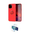 ieg™ iPhone 12 Pro Max Kılıf Yankı Form Prime - Siyah 3D Antistatik Cam Ekran Koruyucu