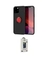 ieg™ iPhone 12 Pro Max Kılıf Yankı Form Prime - Siyah Bilvis Hayalet Cam Ekran Koruyucu