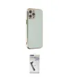 ieg™ iPhone 12 Pro Max Kılıf Yankı Serisi - Şeffaf Uv Polymer Nano Ekran Koruyucu