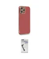 ieg™ iPhone 12 Pro Max Kılıf Yankı Serisi - Şeffaf Uv Polymer Nano Ekran Koruyucu