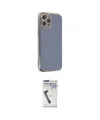 ieg™ iPhone 12 Pro Max Kılıf Yankı Serisi - Şeffaf Uv Polymer Nano Ekran Koruyucu