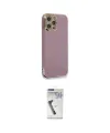 ieg™ iPhone 12 Pro Max Kılıf Yankı Serisi - Şeffaf Uv Polymer Nano Ekran Koruyucu