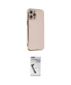 ieg™ iPhone 12 Pro Max Kılıf Yankı Serisi - Şeffaf Uv Polymer Nano Ekran Koruyucu