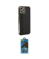 ieg™ iPhone 12 Pro Max Kılıf Yankı Serisi - Siyah 18D Cam Ekran Koruyucu