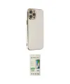 ieg™ iPhone 12 Pro Max Kılıf Yankı Serisi - Siyah 20D Premium Cam Ekran Koruyucu