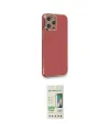 ieg™ iPhone 12 Pro Max Kılıf Yankı Serisi - Siyah 20D Premium Cam Ekran Koruyucu