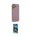 ieg™ iPhone 12 Pro Max Kılıf Yankı Serisi - Siyah 34D Izgaralı Cam