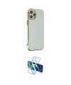 ieg™ iPhone 12 Pro Max Kılıf Yankı Serisi - Siyah 3D Antistatik Cam Ekran Koruyucu