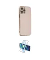 ieg™ iPhone 12 Pro Max Kılıf Yankı Serisi - Siyah 3D Antistatik Cam Ekran Koruyucu