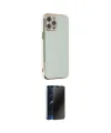 ieg™ iPhone 12 Pro Max Kılıf Yankı Serisi - Siyah 3D Antistatik Hayalet Cam Ekran Koruyucu