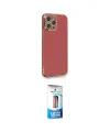 ieg™ iPhone 12 Pro Max Kılıf Yankı Serisi - Siyah 5D Eko Cam Ekran Koruyucu
