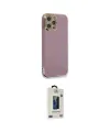 ieg™ iPhone 12 Pro Max Kılıf Yankı Serisi - Siyah Bilvis Hayalet Cam Ekran Koruyucu