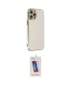 ieg™ iPhone 12 Pro Max Kılıf Yankı Serisi - Siyah Joko 5D Cam
