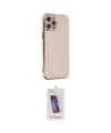 ieg™ iPhone 12 Pro Max Kılıf Yankı Serisi - Siyah Joko 5D Cam