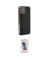 ieg™ iPhone 12 Pro Max Kılıf Yankı Serisi - Siyah Joko 5D Cam