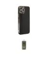 ieg™ iPhone 12 Pro Max Kılıf Yankı Serisi - Siyah Joko Magic 5D Hayalet Cam