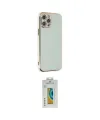 ieg™ iPhone 12 Pro Max Kılıf Yankı Serisi - Siyah Polymer Nano Ekran Koruyucu