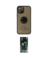 ieg™ iPhone 12 Pro Max Kılıf Yörünge Çizgi - Şeffaf 360 Full Body Arka Koruyucu