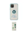 ieg™ iPhone 12 Pro Max Kılıf Yörünge Çizgi - Siyah 20D Premium Cam Ekran Koruyucu
