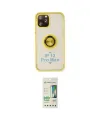 ieg™ iPhone 12 Pro Max Kılıf Yörünge Çizgi - Siyah 20D Premium Cam Ekran Koruyucu