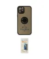 ieg™ iPhone 12 Pro Max Kılıf Yörünge Çizgi - Siyah 6D Mat Seramik Hayalet Nano Ekran Koruyucu