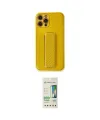 ieg™ iPhone 12 Pro Max Kılıf Yörünge Yansıma - Siyah 20D Premium Cam Ekran Koruyucu