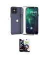 ieg™ iPhone 12 Pro Max Kılıf Zirve Doku - Şeffaf Temperli Cam Ekran Koruyucu