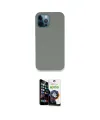 ieg™ iPhone 12 Pro Max Kılıf Zirve Modern Özel Seri - Şeffaf Temperli Cam Ekran Koruyucu