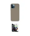 ieg™ iPhone 12 Pro Max Kılıf Zirve Modern Özel Seri - Şeffaf Temperli Cam Ekran Koruyucu