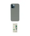 ieg™ iPhone 12 Pro Max Kılıf Zirve Modern Özel Seri - Siyah 20D Premium Cam Ekran Koruyucu