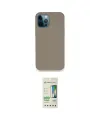 ieg™ iPhone 12 Pro Max Kılıf Zirve Modern Özel Seri - Siyah 20D Premium Cam Ekran Koruyucu