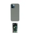 ieg™ iPhone 12 Pro Max Kılıf Zirve Modern Özel Seri - Siyah 360 Mat Full Body Arka Koruyucu