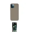 ieg™ iPhone 12 Pro Max Kılıf Zirve Modern Özel Seri - Siyah 360 Mat Full Body Arka Koruyucu