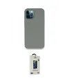 ieg™ iPhone 12 Pro Max Kılıf Zirve Modern Özel Seri - Siyah Bilvis Hayalet Cam Ekran Koruyucu