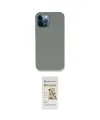 ieg™ iPhone 12 Pro Max Kılıf Zirve Modern Özel Seri - Siyah Mat Seramik Nano Ekran Koruyucu