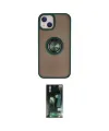 ieg™ iPhone 13 Kılıf Yörünge Çizgi - Şeffaf 360 Full Body Arka Koruyucu