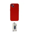 ieg™ iPhone 13 Mini Kılıf Ahenk Serisi - Siyah Bilvis Hayalet Cam Ekran Koruyucu