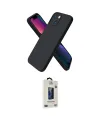 ieg™ iPhone 13 Mini Kılıf Kozmos Yansıma Özel Seri - Siyah Bilvis Hayalet Cam Ekran Koruyucu