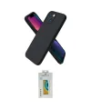 ieg™ iPhone 13 Mini Kılıf Kozmos Yansıma Özel Seri - Siyah Polymer Nano Ekran Koruyucu