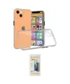 ieg™ iPhone 13 Mini Kılıf Nova Asil Özel Seri - Siyah 6D Mat Seramik Hayalet Nano Ekran Koruyucu